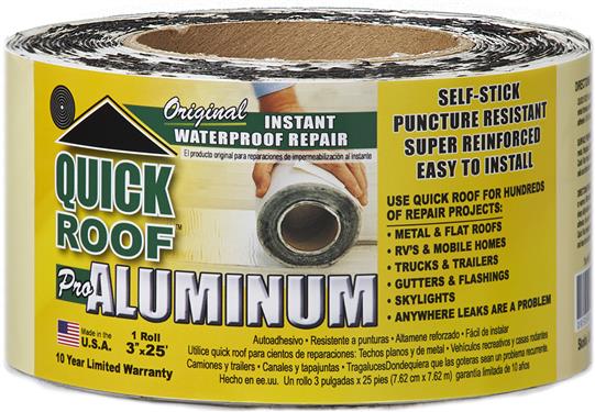 Quick Roof Repair Tape - 3" x 25' - QR325