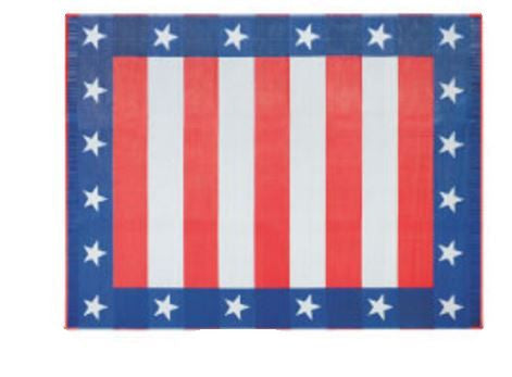 Independence Day Patio Mat 9' X 12'
