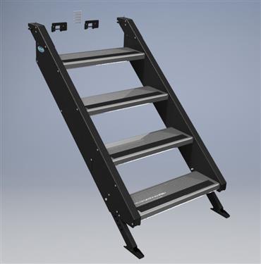MorRyde Quick Connect Entry Step - 4 Step - STP54-012H