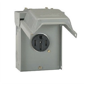 Electrical Box for RV Power Outlet - 50 Amp - U054P