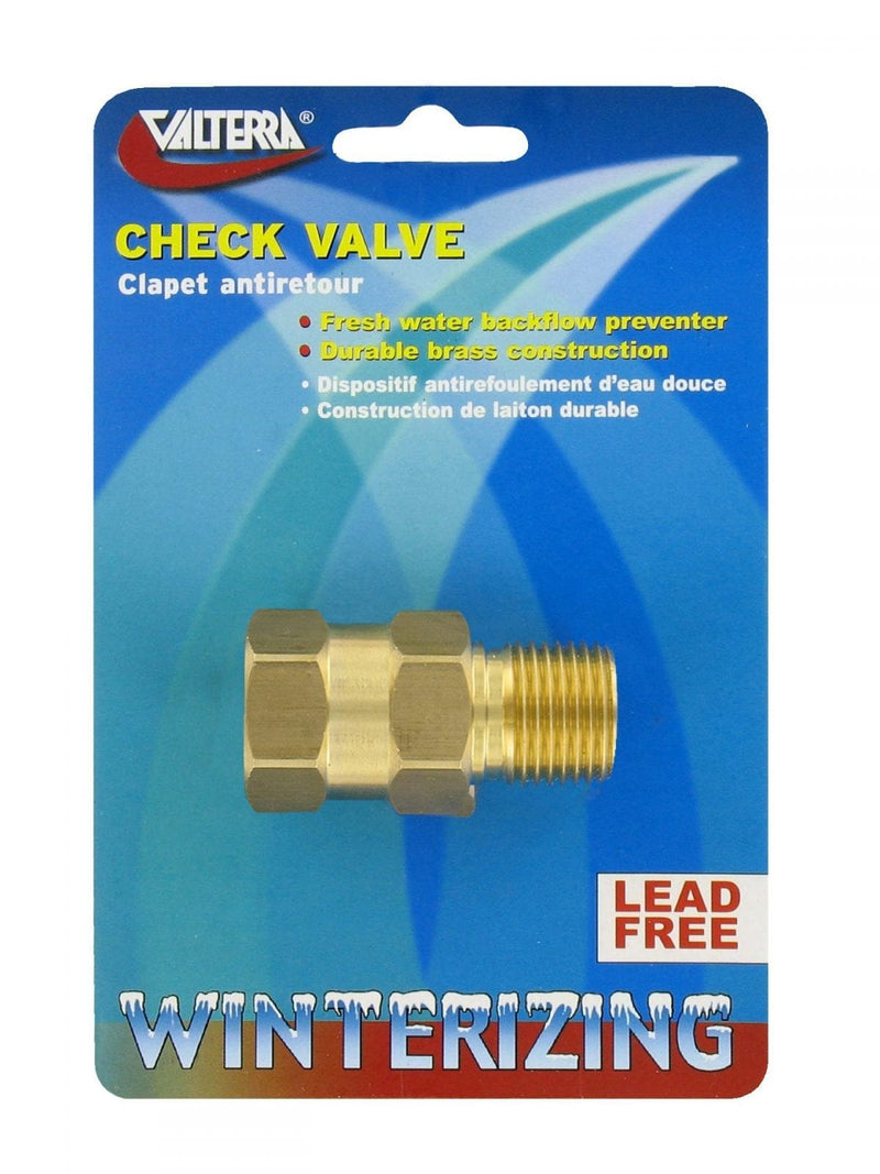 Water Heater Check Valve - 1/2″, Brass - MPT x FPT  P23402LFVP