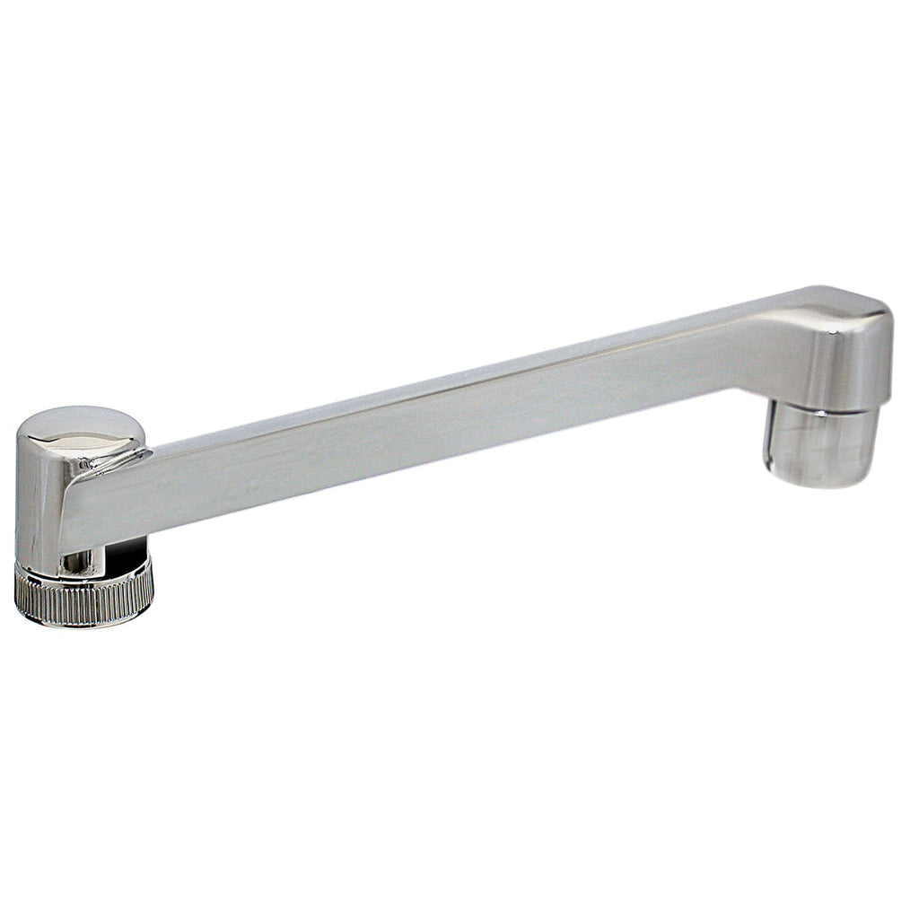 Replacement 8" Decorative Spout For 2 Handle Kitchen Faucets - Chrome  PF281013