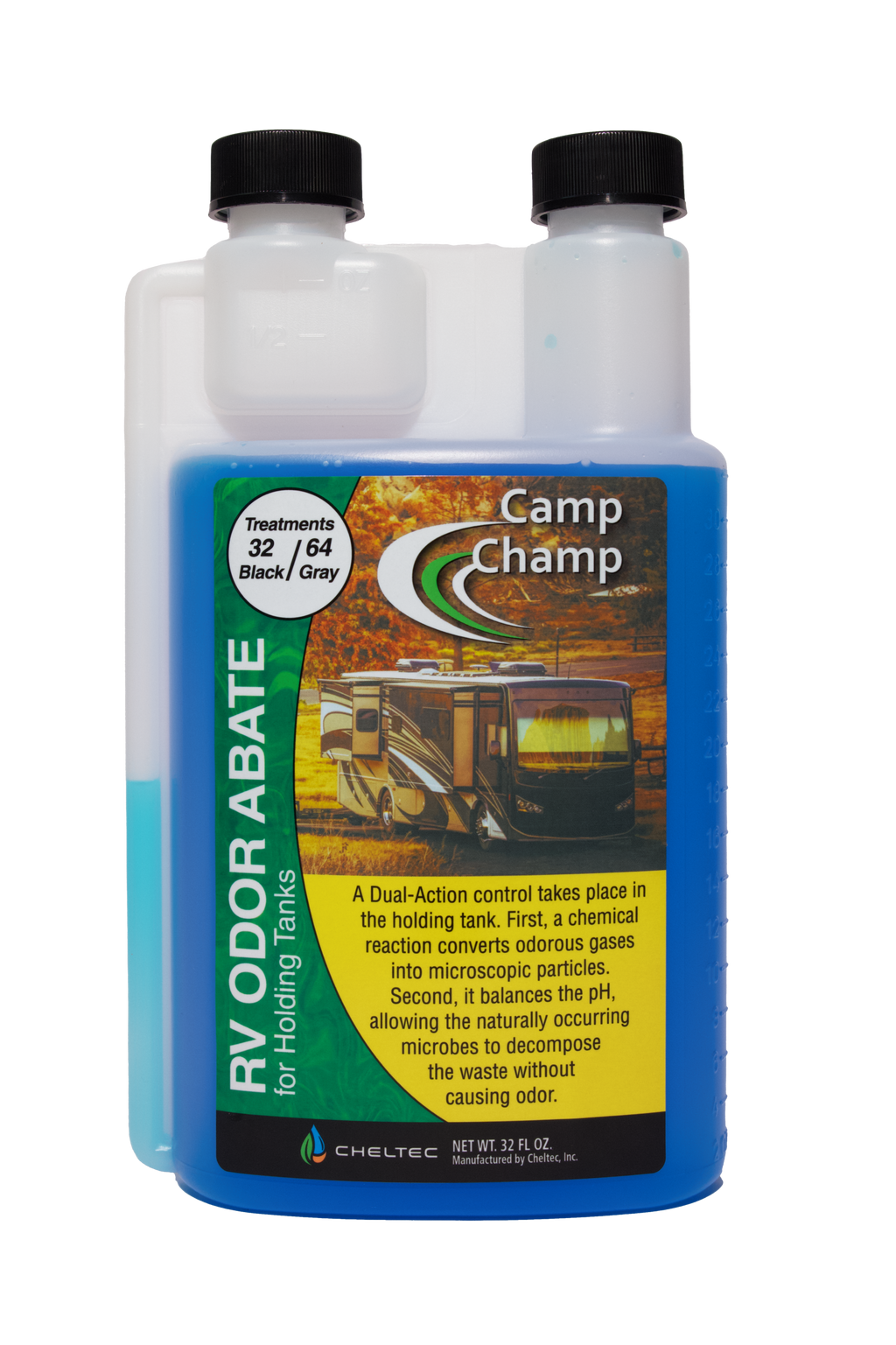 Camp Champ Odor Abate - 32 oz - Black and Gray Water CCBWC