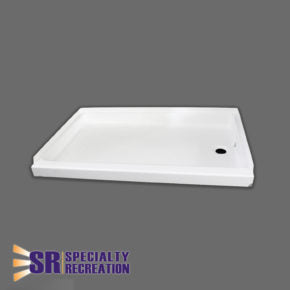 Shower Pan - White - 24" x 36" - Right Hand Drain - SP2436WR
