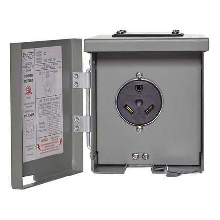 Electrical Box for RV Power Outlet - 30 Amp - U013P