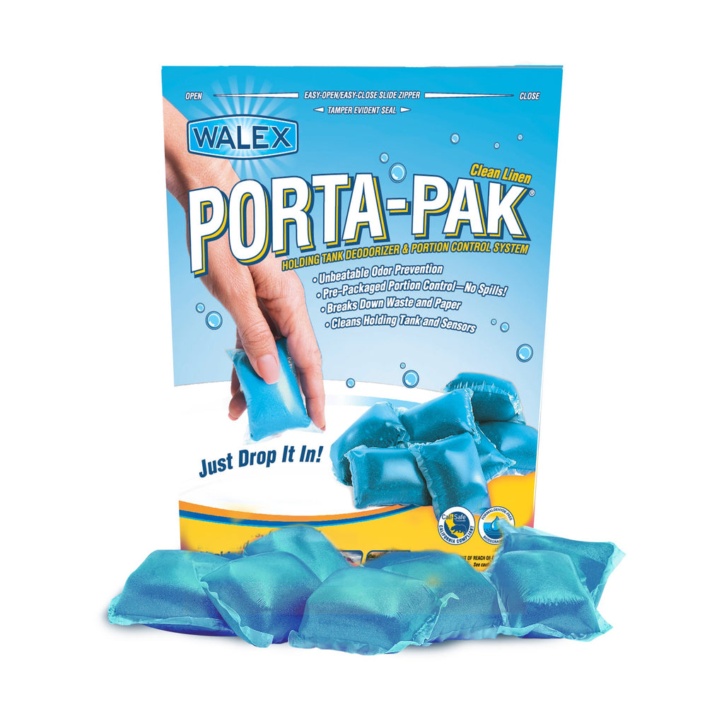 Porta-Pak RV Toilet Freshener - 10 Per Bag - Clean Linen  PPRV10CLEAN
