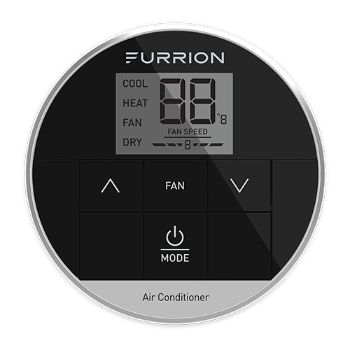 Furrion Single Zone Basic Wall Thermostat - Black - 2021123800  FACW12SA-BL