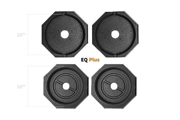 SnapPad EQ Plus - For Two 10" Round & Two 10" Octagonal Jack Feet - EQPLSP4