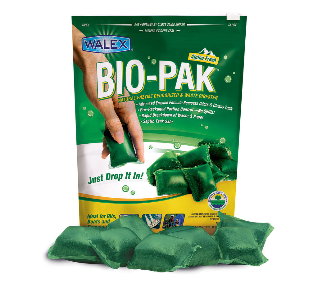 Bio-Pak Natural Black Water Enzyme - 10 Per Bag  BIOPPBG