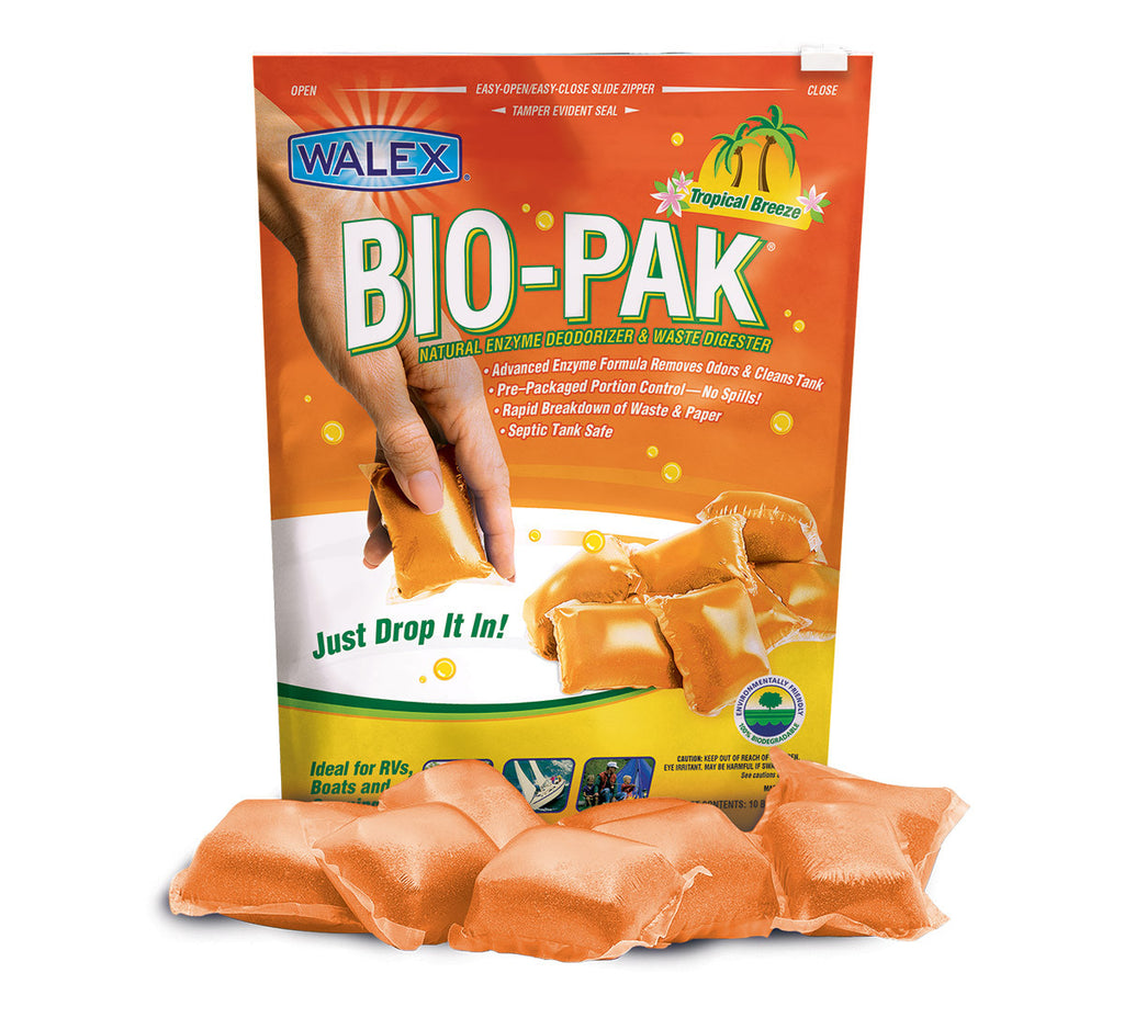 Bio-Pak Tropical Black Water Drop Ins - 10 Per Bag  BIOTROPBG