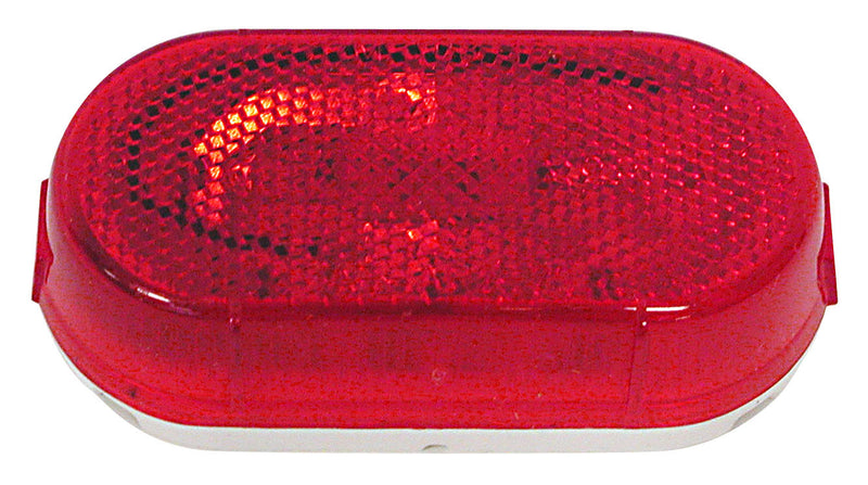 Clearance/Side Marker Light - w/ Reflex - Red  	V108WR