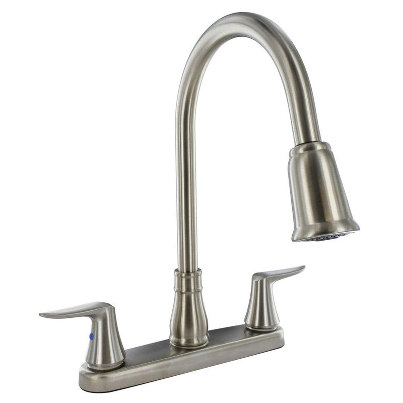 Kitchen Faucet - 8" Deck Hi-Arc Spout - Brushed Nickel PF221404