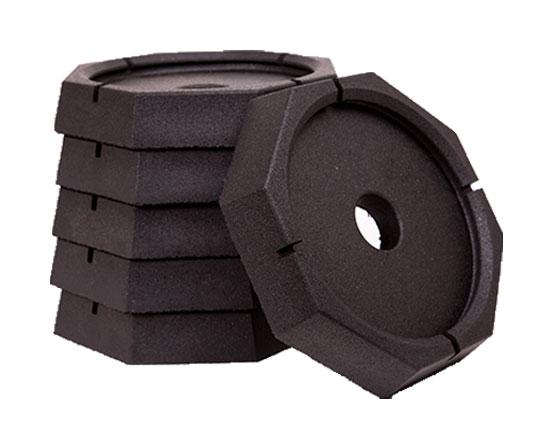 SnapPad XTRA 6-Pack For 9" Round Jack Feet, 11" Diameter - XTRSP6